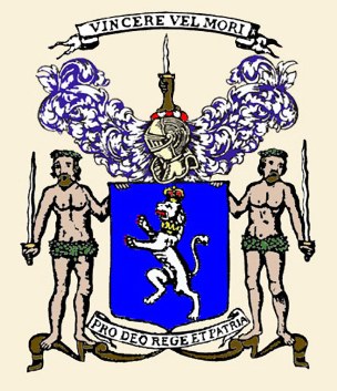 Example of Macdowall of Freugh Arms.
Reproduced by L.B. McDowell.